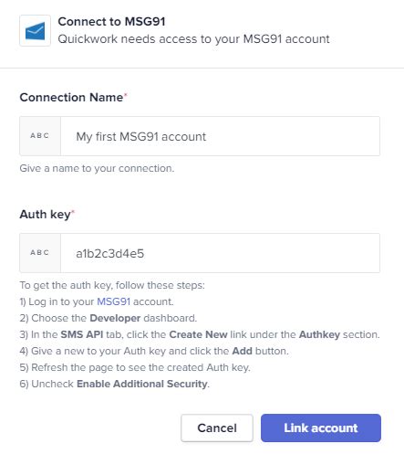 Login to your MSG91 account.